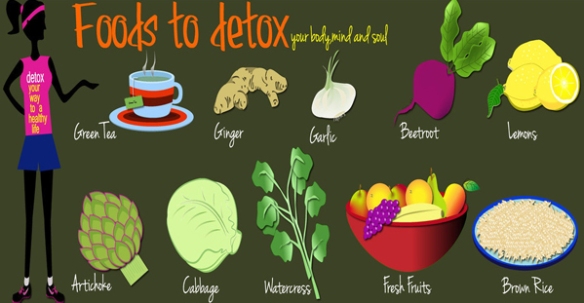 foods to take on  detox
